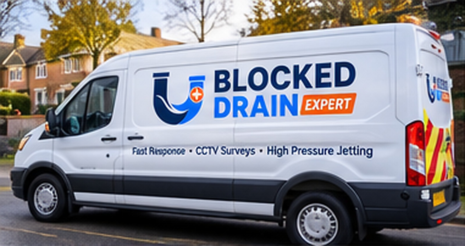 Blocked Drain Expert branded drainage van